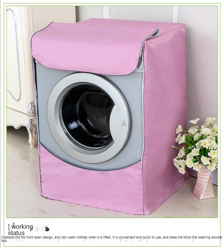 Mosógép huzat Poliészter szál Vízálló elöltöltős ruhaszárító huzat fényvédő ruhanemű ezüst bevonat porálló huzat