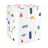 VOSAREA Kryt na práčku, plne zakrytý kryt na práčku/sušičku, vodotesný, prachotesný kryt na práčku pre domácu bielizeň