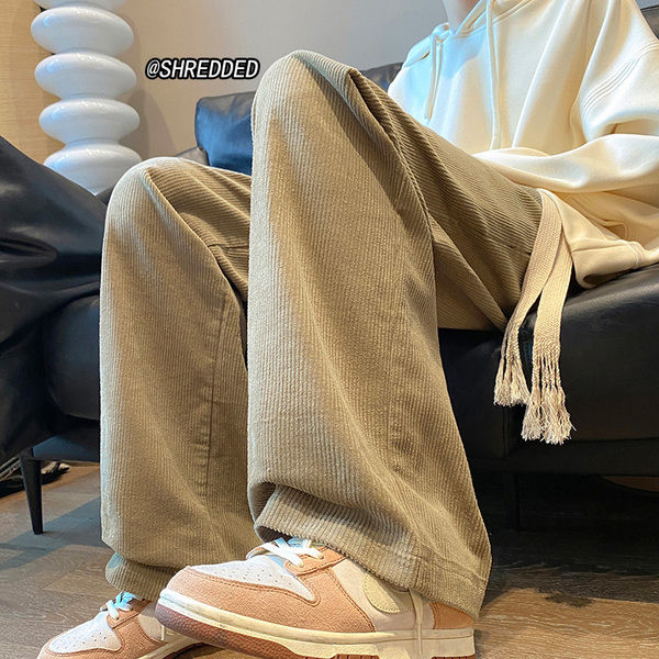 Pantaloni barbatesti model lat cu sireturi