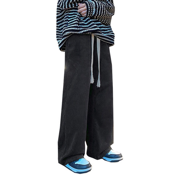 Pantaloni barbatesti model lat cu sireturi