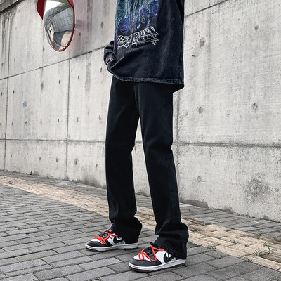 Blugi casual barbatesti - cu fermoar