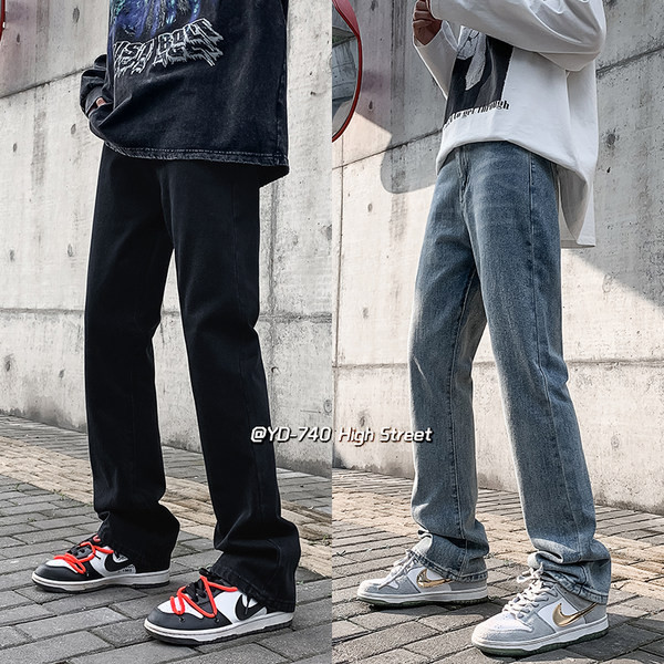 Blugi casual barbatesti - cu fermoar