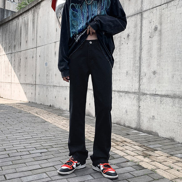 Blugi casual barbatesti - cu fermoar