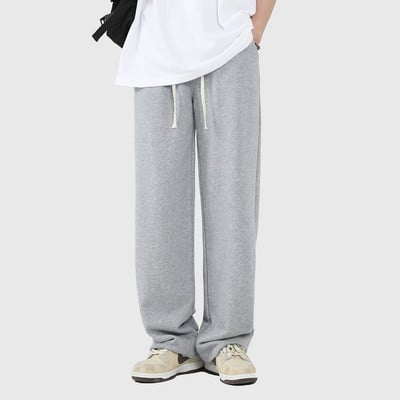 Široké pánske nohavice s vreckami