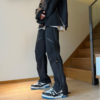 Férfi nadrág - egyenes modell cipzárral