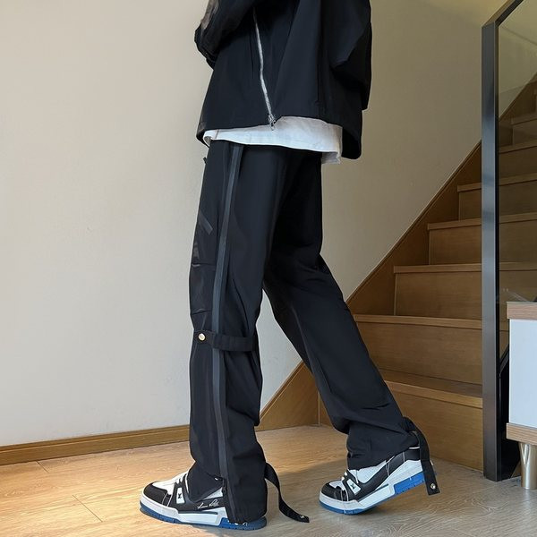 Férfi nadrág - egyenes modell cipzárral