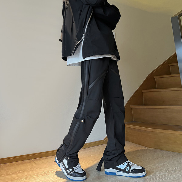 Férfi nadrág - egyenes modell cipzárral