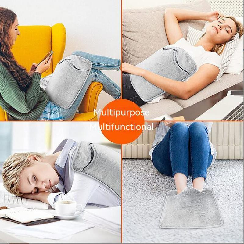 Super mäkká látková podložka na nohy z minky, 6 úrovní nastavenia teploty, elektrická deka, automatické vypnutie, možno prať v práčke, zimné vykurovacie produkty