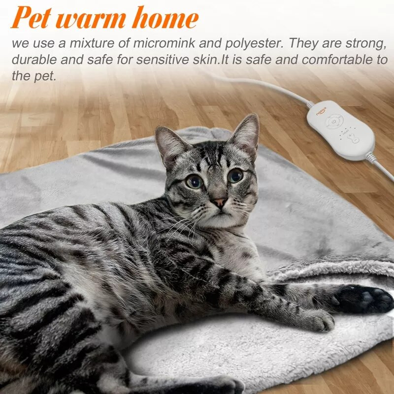 Super mäkká látková podložka na nohy z minky, 6 úrovní nastavenia teploty, elektrická deka, automatické vypnutie, možno prať v práčke, zimné vykurovacie produkty