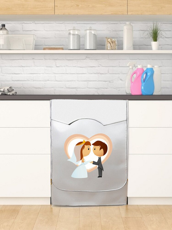 Oxford Perilica rublja Poklopac za prašinu Hladnjak Gornji poklopac Perilica Hladnjak Slatka torbica za pohranu, džepni organizator 60x50x85 cm