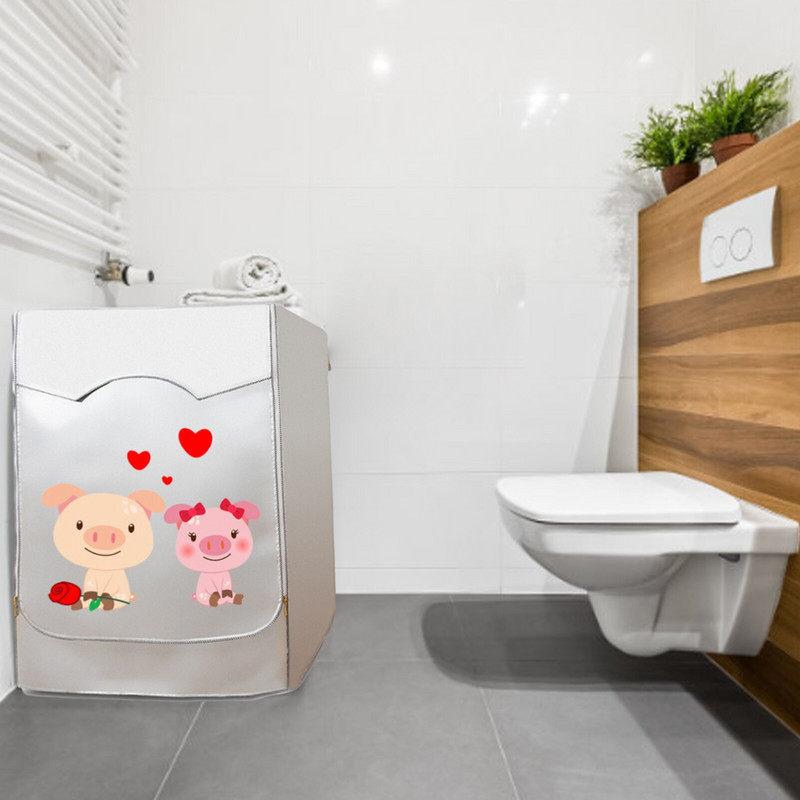 Oxford Perilica rublja Poklopac za prašinu Hladnjak Gornji poklopac Perilica Hladnjak Slatka torbica za pohranu, džepni organizator 60x50x85 cm