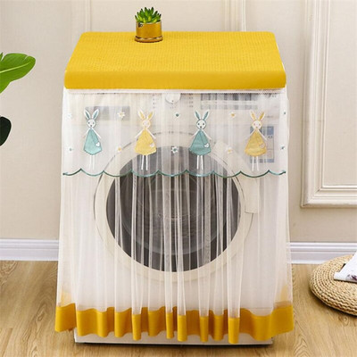Crtani uzorak Kućna perilica rublja Organizator za pohranu Navlake za prašinu Poklopac perilice Čipkana tkanina Kućna vodootporna zaštitna torbica