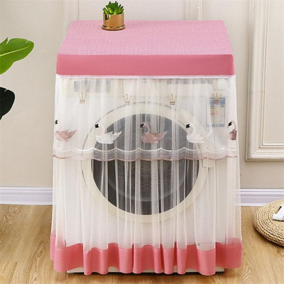 Crtani uzorak Kućna perilica rublja Organizator za pohranu Navlake za prašinu Poklopac perilice Čipkana tkanina Kućna vodootporna zaštitna torbica