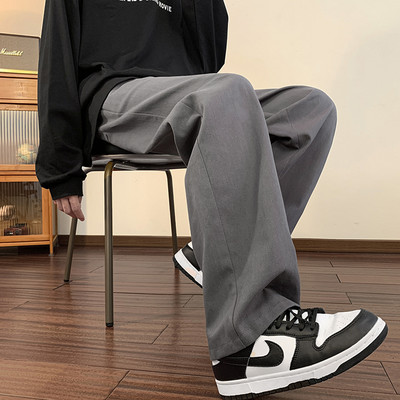 Pantaloni drepti pentru bărbați, sport, cu buzunare