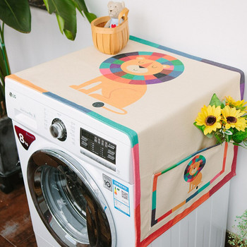 Κάλυμμα πλυντηρίου ρούχων Cartoon Κάλυμμα ψυγείου Πανί κάλυμμα αποθήκευσης σκόνης Τραπεζομάντιλο κομοδίνο Πολυλειτουργικό κάλυμμα Πετσέτα σπιτιού