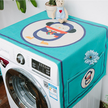 Κάλυμμα πλυντηρίου ρούχων Cartoon Κάλυμμα ψυγείου Πανί κάλυμμα αποθήκευσης σκόνης Τραπεζομάντιλο κομοδίνο Πολυλειτουργικό κάλυμμα Πετσέτα σπιτιού
