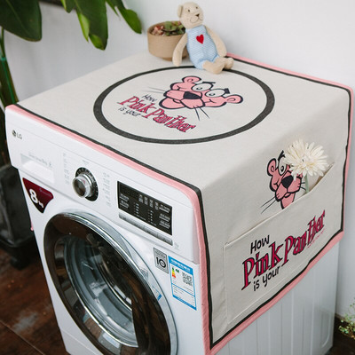 Kreslený kryt na práčku, kryt na chladničku, látkový úložný kryt, kryt na nočný stolík, multifunkčný kryt na uterák