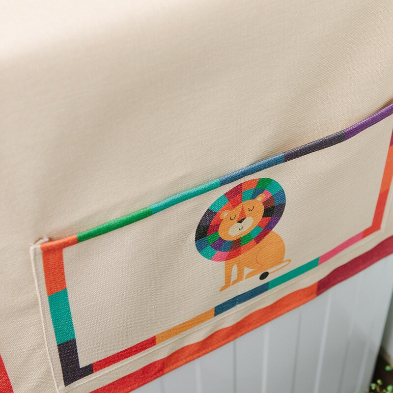 Kreslený kryt na práčku, kryt na chladničku, látkový úložný kryt, kryt na nočný stolík, multifunkčný kryt na uterák