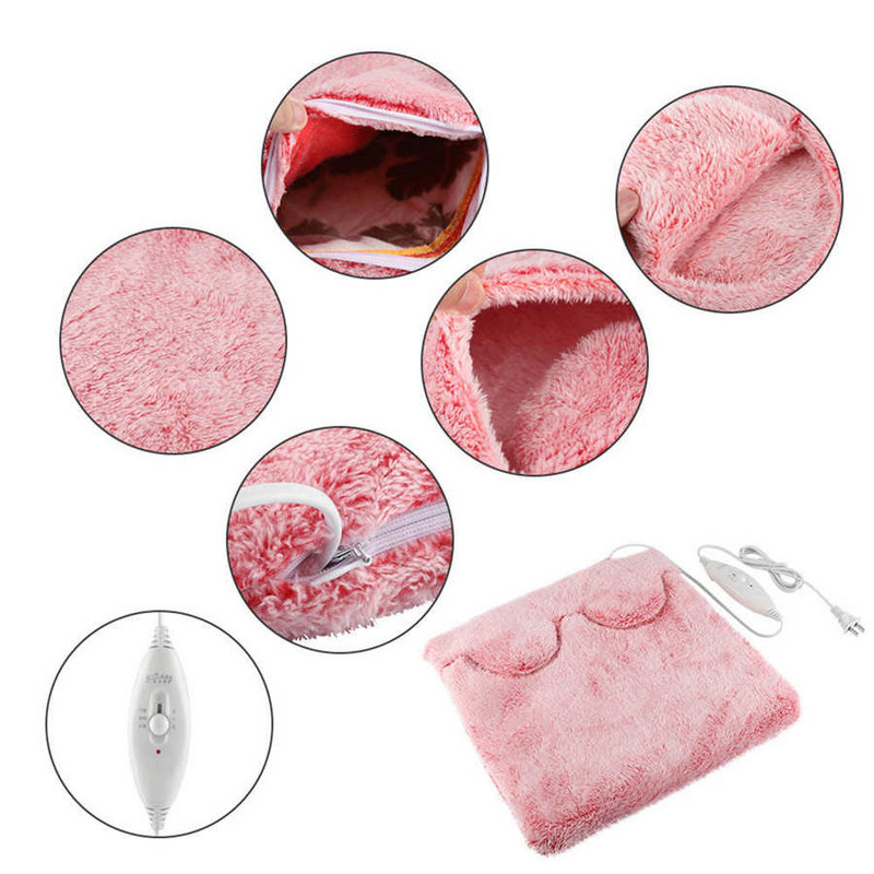 Încălzitor electric pentru picioare Flanel pernă de încălzire pentru picioare, mâini, corp