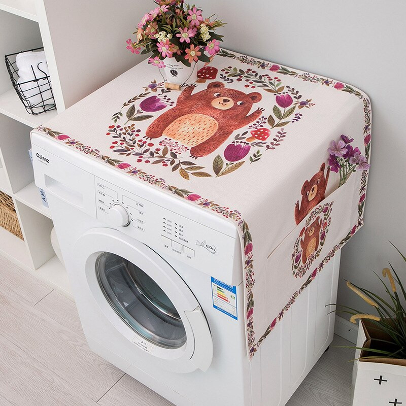 Vodotesný kryt na práčku Cubre Lavadora, prachotesný kryt na chladničku, kryt na mikrovlnnú rúru, bočné vrecko na nábytok
