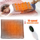 75W Fizioterapijski električni jastučić za grijanje Zimski grijač za ramena, vrat, leđa, kralježnica, ublažavanje bolova u nogama, toplinska terapija, zimski grijač