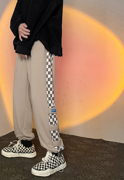 Pánske športové nohavice s elastickým pásom