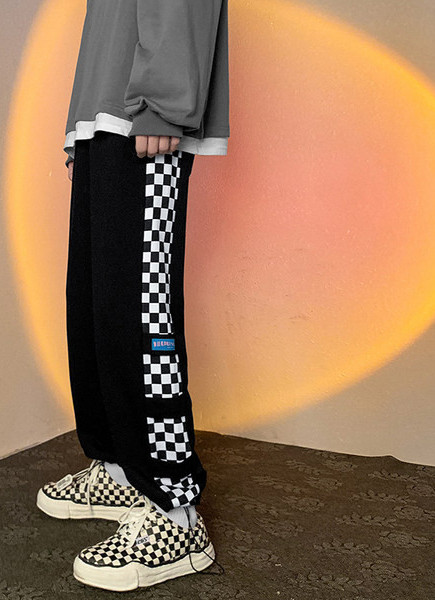 Pánske športové nohavice s elastickým pásom