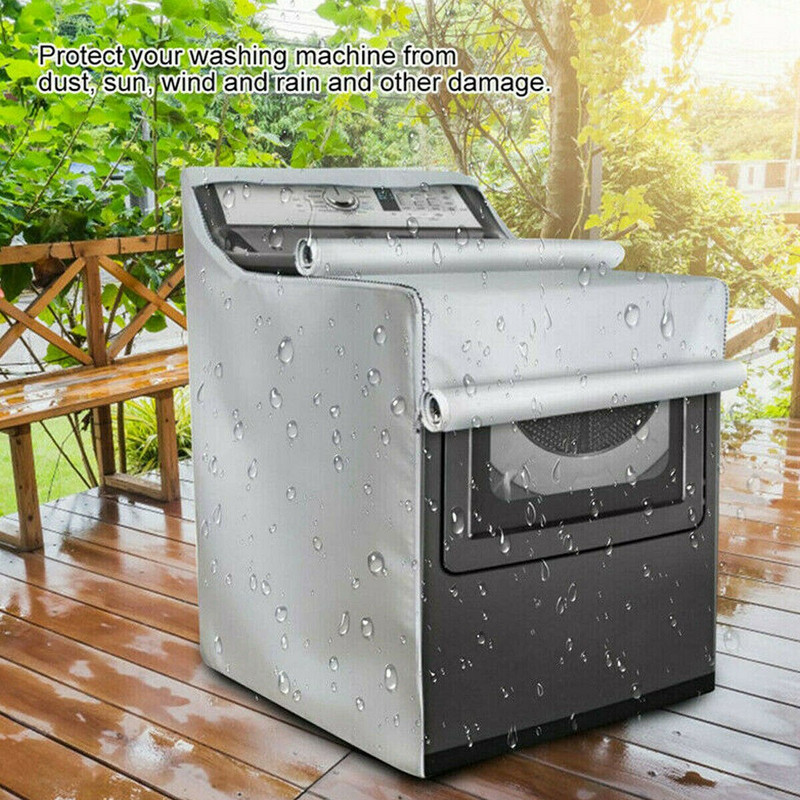 Capac mașină de spălat cu încărcare de sus/încărcare frontală pentru mașină de spălat cu tambur Carcasă rezistentă la apă Capac de praf pentru mașină de spălat cu pulsator