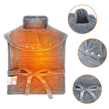 Ηλεκτρική θερμαινόμενη κουβέρτα σάλι μασάζ Θερμαινόμενη μαξιλαράκι για λαιμό πλάτη Θερμότερη θερμική περιτύλιξη Ρυθμιζόμενη θερμοκρασία
