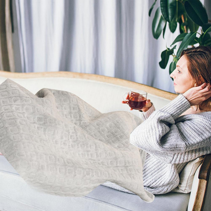 Elektrická deka 110V 220V, ohrievanie auta, flanelová deka, ramená a krk, mobilný vyhrievaný šál, umývateľný, mäkký a pohodlný