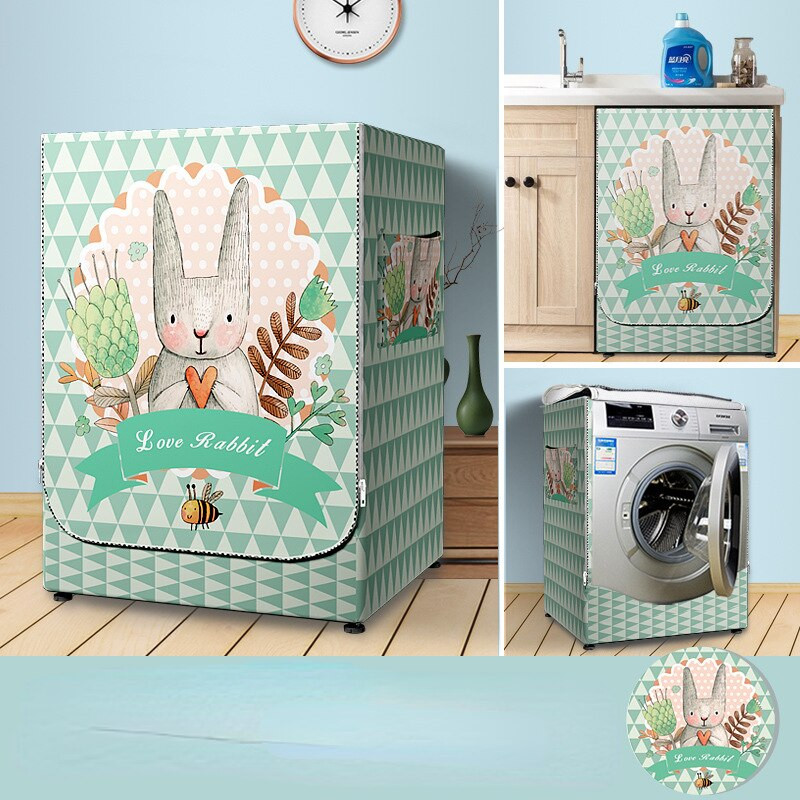 Vízálló mosógép burkolata dobmosó oldalsó nyílás porálló ezüst bevonatú ruhával fényvédő védőhuzat