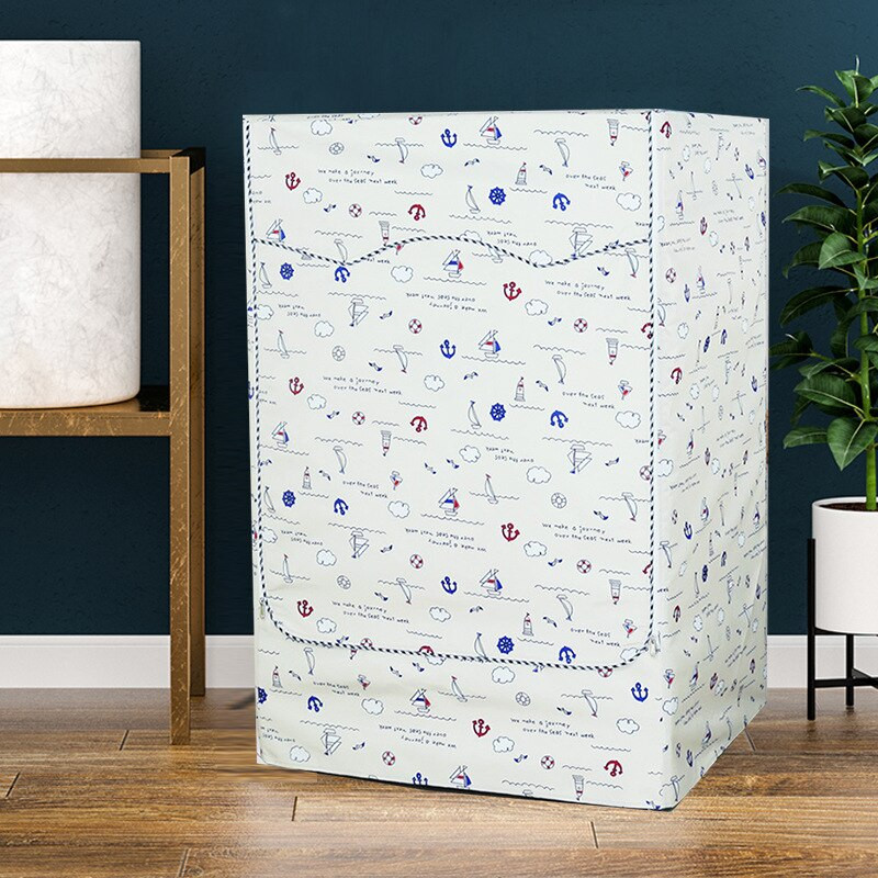 Vízálló mosógép burkolata dobmosó oldalsó nyílás porálló ezüst bevonatú ruhával fényvédő védőhuzat