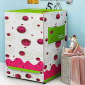 1 ks vodotesný kryt práčky s bočným otváraním, prachotesný strieborný povlak, ochranný kryt proti slnečnému žiareniu