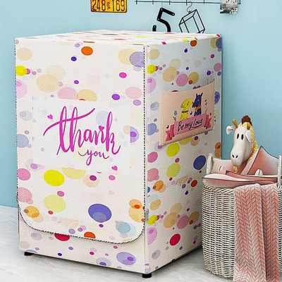 1 ks vodotesný kryt práčky s bočným otváraním, prachotesný strieborný povlak, ochranný kryt proti slnečnému žiareniu