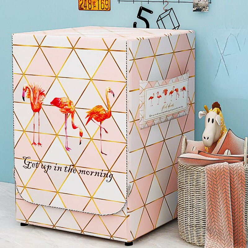 Vodotesný kryt práčky, bočný otvor, prachotesný strieborný povlak z látky, ochranný kryt proti slnečnému žiareniu