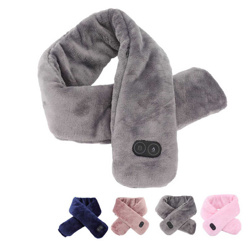 Vyhrievaná podložka na krk, úľava od bolesti, napájaná z USB, mäkká, umývateľná, pre vonkajšie použitie pre dospelých