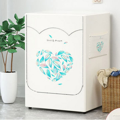 Veļas mazgājamās mašīnas žāvētāja vāks ūdensnecaurlaidīgs ar sudraba pārklājumu auduma sauļošanās veļas mazgājamās mašīnas futrālis Funda Lavadora