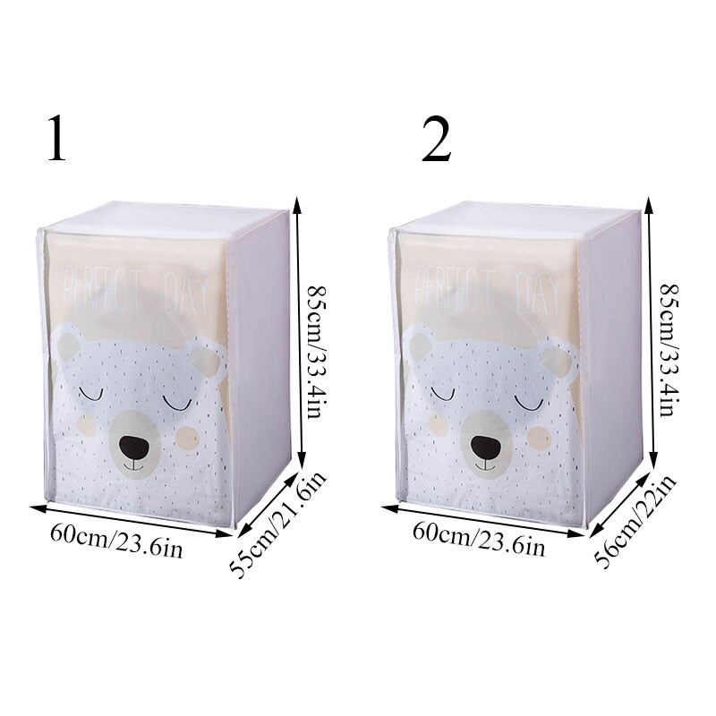 Kryt na práčku pre bubon práčky, vodotesný kryt proti prachu pre automatickú práčku v domácnosti