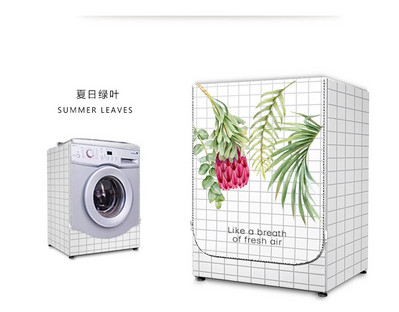 Capac de acoperire argintiu 1 bucată, impermeabil și cu protecție solară, pentru mașină de spălat, husă de dimensiuni mari