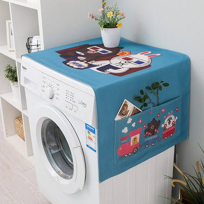 1 PC Dubbele Deur Koelkast Stofkap Bubon Prach odolný kryt Waterdichte Magnetron Kryt s vreckom Anti-Dust