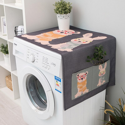 1 PC Dubbele Deur Koelkast Stofkap Bubon Prach odolný kryt Waterdichte Magnetron Kryt s vreckom Anti-Dust