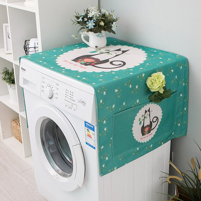 1 PC Dubbele Deur Koelkast Stofkap Bubon Prach odolný kryt Waterdichte Magnetron Kryt s vreckom Anti-Dust