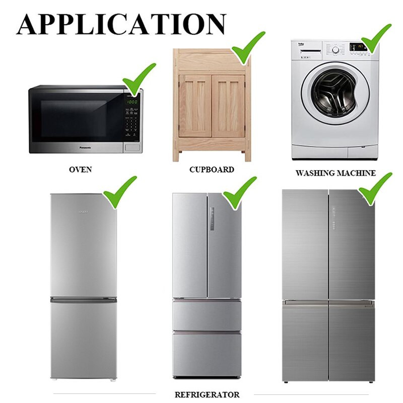 1 PC Dubbele Deur Koelkast Stofkap Bubon Prach odolný kryt Waterdichte Magnetron Kryt s vreckom Anti-Dust