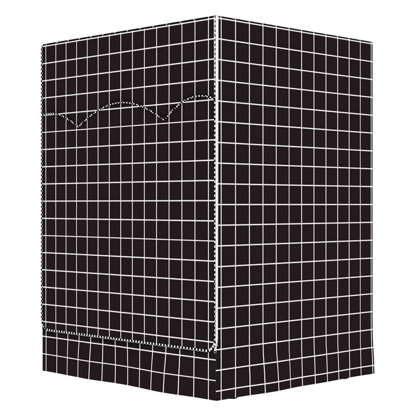 Dob mosógép burkolat vastagság vízálló porálló otthoni mosó fedél készülék ezüst bevonat szövet mosóköpeny UV védelem