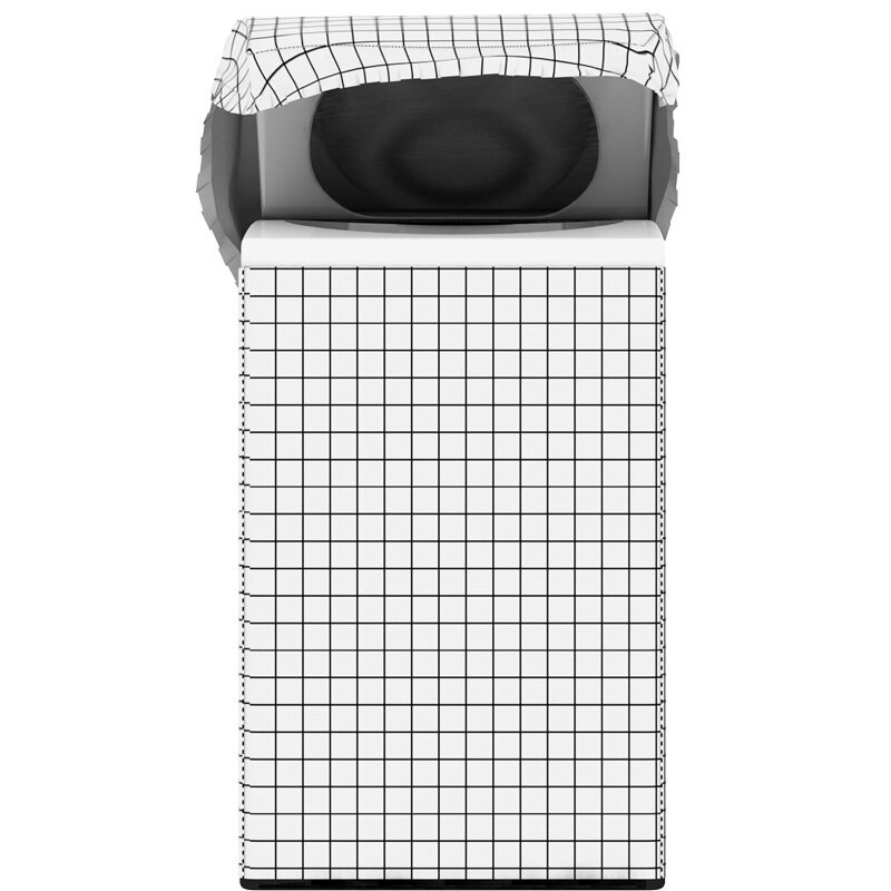 Hrúbka krytu bubna práčky, vodeodolný, prachotesný, veko domácej práčky, strieborný povlak, látkový prací plášť, anti-UV ochrana