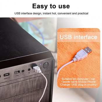USB Преносим Издръжлив електрически нагревател за крака Ефикасен нагревател за крака Може да се мие Без проливане, дори нагряване Електрически нагревател за крака