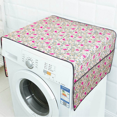 Domácnosť Vodotesný kryt proti prachu Kryt na chladničku proti prachu s úložným vreckom pre príslušenstvo do práčky Čistiaci organizér