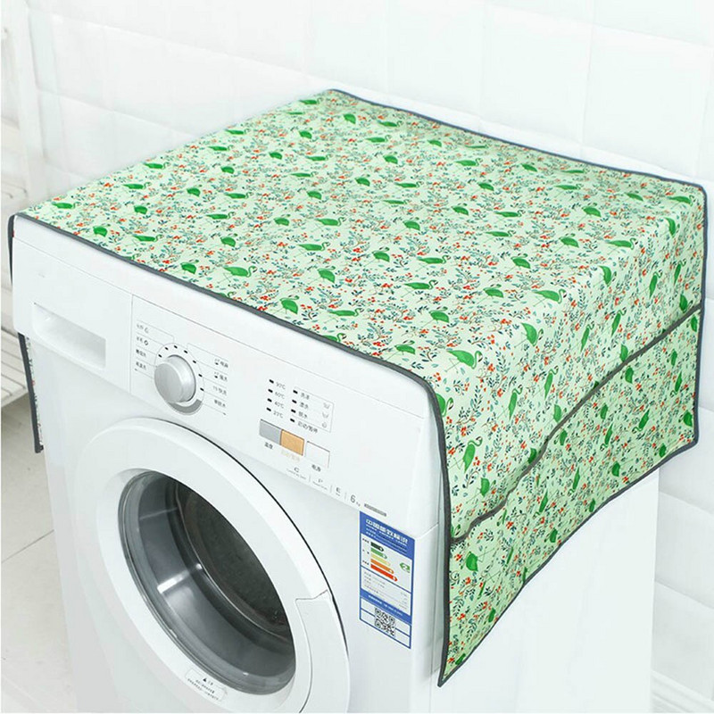 Domácnosť Vodotesný kryt proti prachu Kryt na chladničku proti prachu s úložným vreckom pre príslušenstvo do práčky Čistiaci organizér