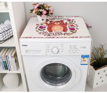 Αδιάβροχο κάλυμμα πλυντηρίου Wasmachine Hoes Αδιάβροχο κάλυμμα ψυγείου για τη σκόνη Κάλυμμα φούρνου μικροκυμάτων Πλαϊνά έπιπλα τσέπης Πανί
