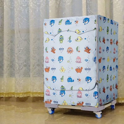 Módny ochranný kryt na práčku, kúpeľňový vodotesný opaľovací krém, práčka so sušičkou a kryt, plne automatický